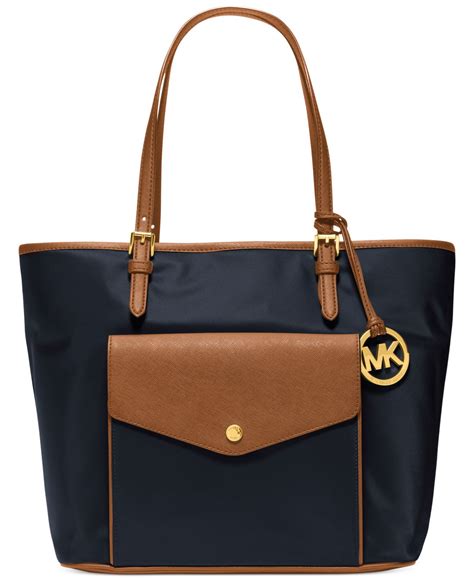 michael kors large nylon bagd|Michael Kors nylon tote bag.